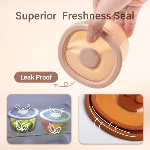 Baby Storage Container Snack Lids for 8 oz (2 Count)