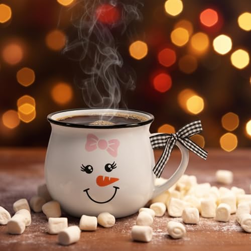 6 Set Christmas Coffee Mug Ceramic 12oz Hot Cocoa Cup (6 Count)