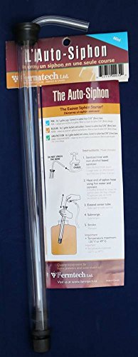 Auto Siphon Mini with 6 Ft of Food Safe Tubing & Clamp