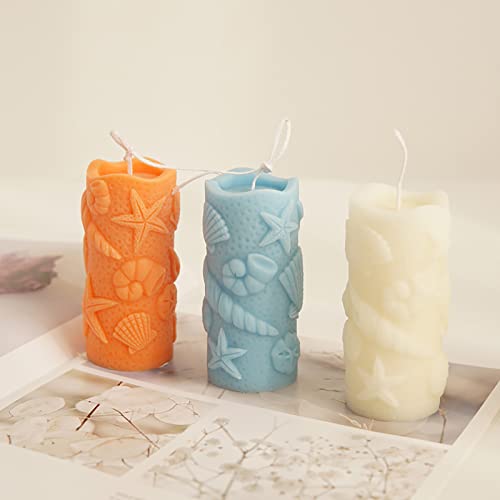 Shell Cylinder Silicone Molds for Resin