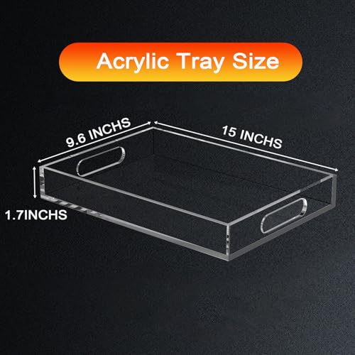 Acrylic Tray for Ottoman