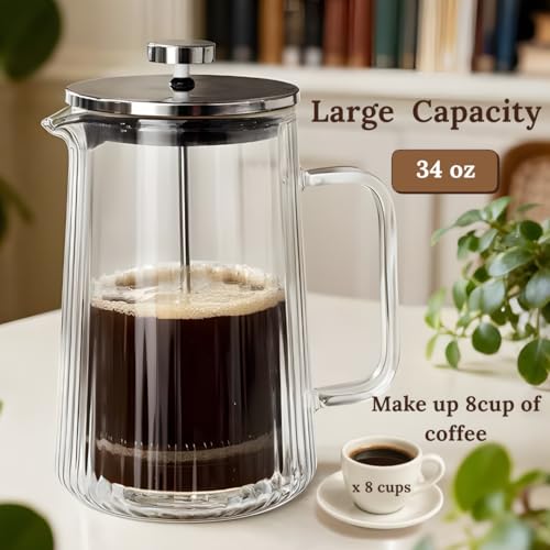 Glass French Press Coffee Maker