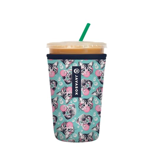 JavaSok Iced Coffee & Cold Soda Insulated Neoprene Cup Sleeve