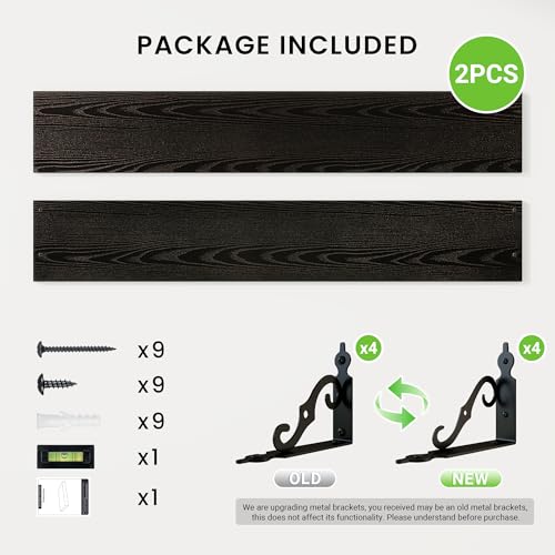Floating Shelves for Wall Decor (2 Count)