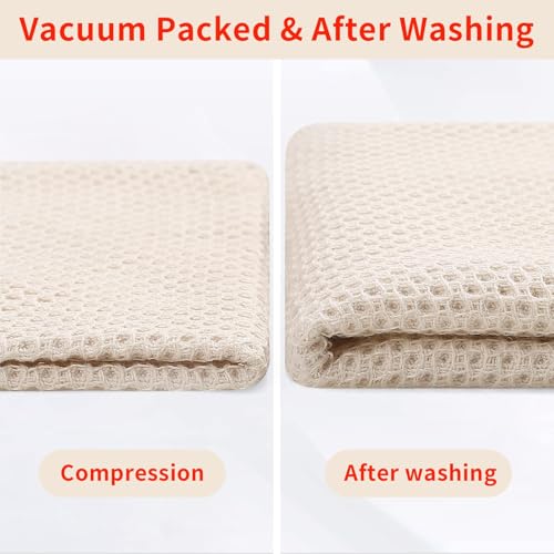 100% Cotton Oversized Waffle Weave Kitchen Towels 8 (8 Count)