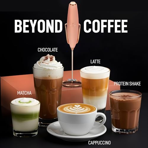 Powerful Milk Frother Wand With Duracell Batteries