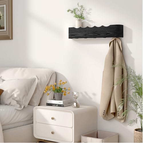 Wall Mounted Coat Rack with Shelf