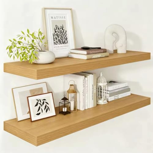 Deep Floating Shelves 36x12” Set of 2 (2 Count)