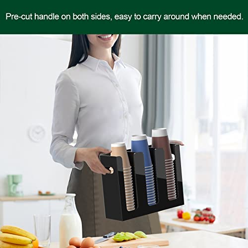 Disposable Coffee Cup Dispenser with Handles