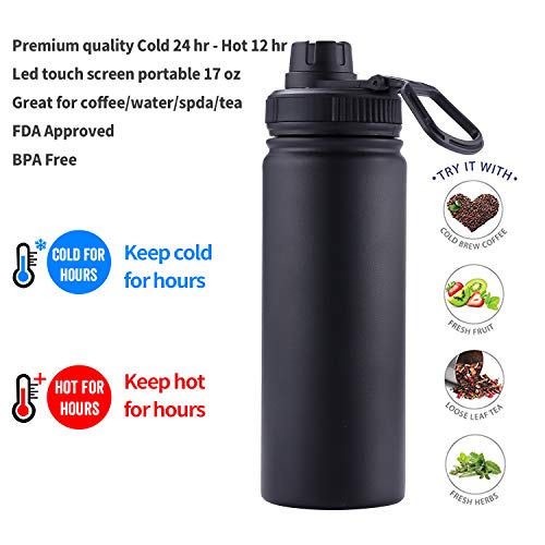 Tea Infuser Bottle With Removable Loose Leaf Tea Strainer Cup 18