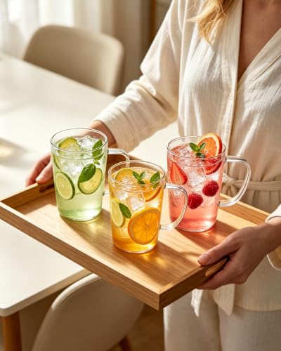 Glass Coffee Mugs (4 Count)