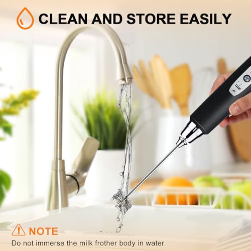 Handheld Milk Frother Wand for Coffee