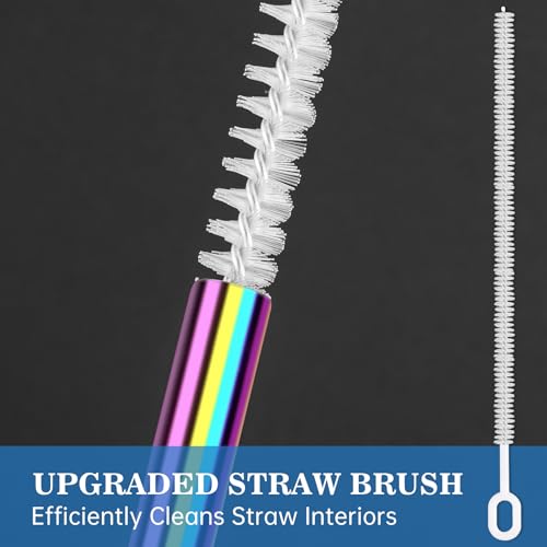 8PCS Stainless Steel Straws Fit for 40oz Stanley Tumblers (8 Count)