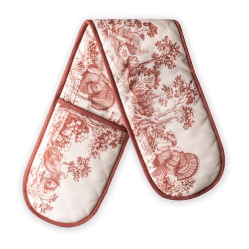 Double Oven Mitts 100% Cotton Double Oven Glove