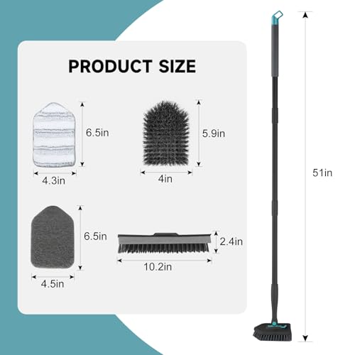 Shower Scrubber with Long Handle