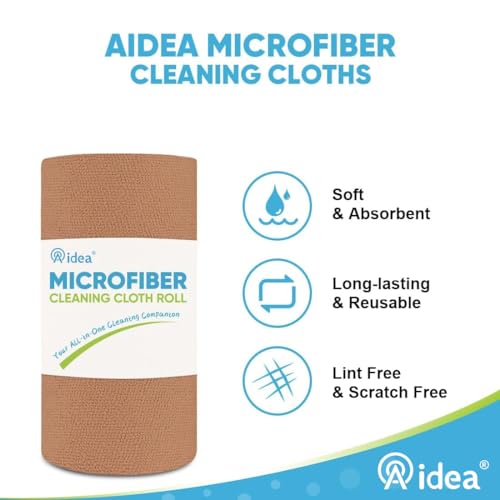 Microfiber Cleaning Cloth Roll (55 Count)