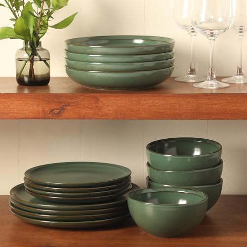 Beckett Stoneware Matte Reactive Glaze 16 Piece