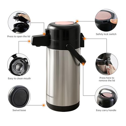 Airpot Coffee Carafe for Keeping Hot