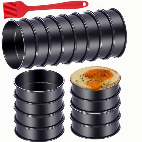 16Packs Crumpet Rings NONSTICK English Muffin Rings 4 Inch