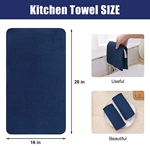 Microfiber Waffle Weave Kitchen Towels (4 Count)
