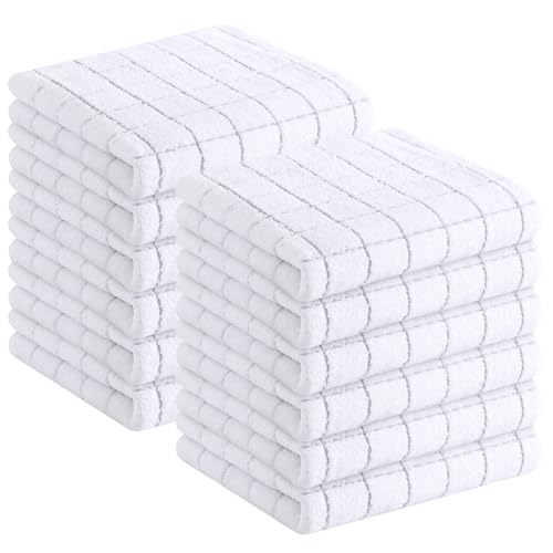 100% Cotton Terry Kitchen Towels (12 Count)