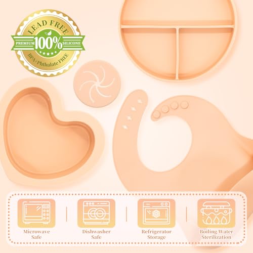 Silicone Baby Feeding Set 11 Pcs (11 Count)