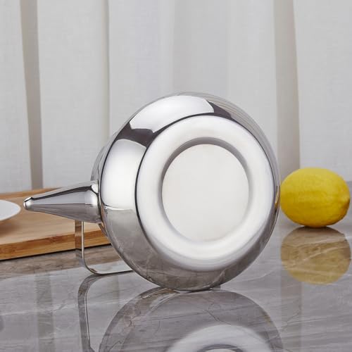 1.3 Quart stainless steel teapot with Infuser A modern