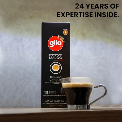 gila cafe Lungo Coffee Capsules (60 Count)