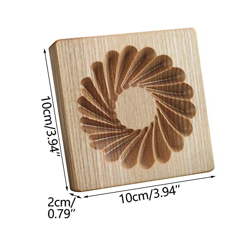 Wooden Cookie Biscuit Mold