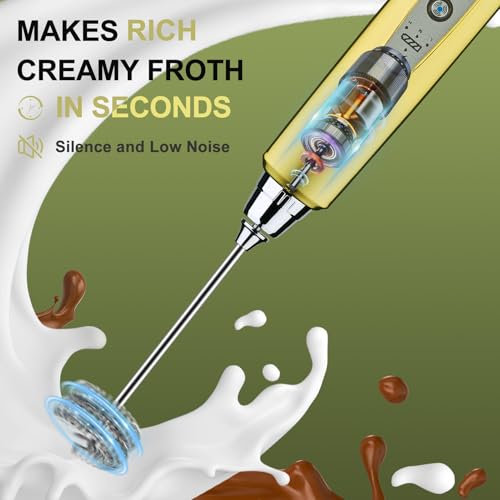 Handheld Milk Frother Wand for Coffee