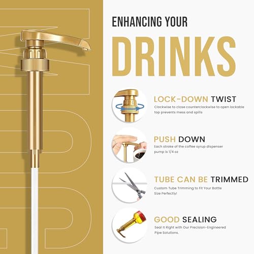 Jimoco® Syrup Pump Dispenser + Torani® Hazelnut Syrup (25.4 Fl Oz)