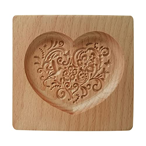 Wooden Cookie Biscuit Mold