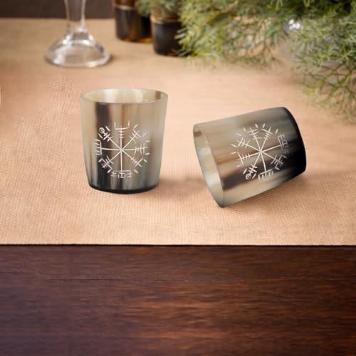 Viking Horn Shot Glasses Set of 12 (12 Count)