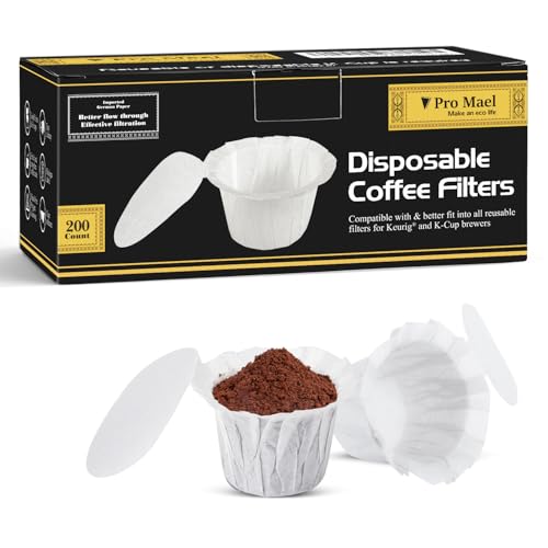 200 Disposable K Cup Paper Filters for Keurig 1.0&2.0 (300 Count)