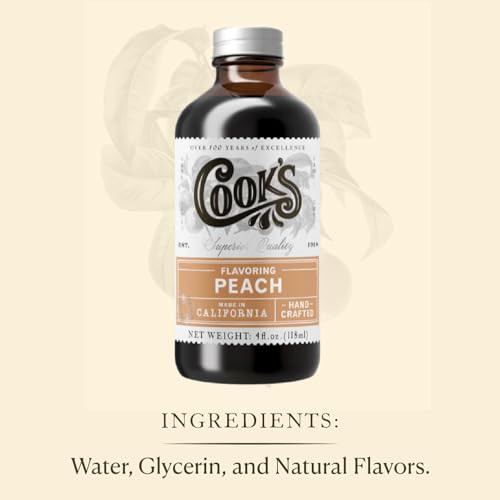 Peach Flavoring for Baking (4 Fl Oz)
