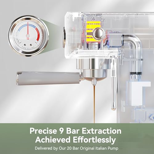 20 Bar Espresso Machine with Conical Burr Anti