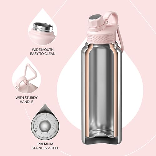 40oz Stainless Insulated Bottle with 2 Leak