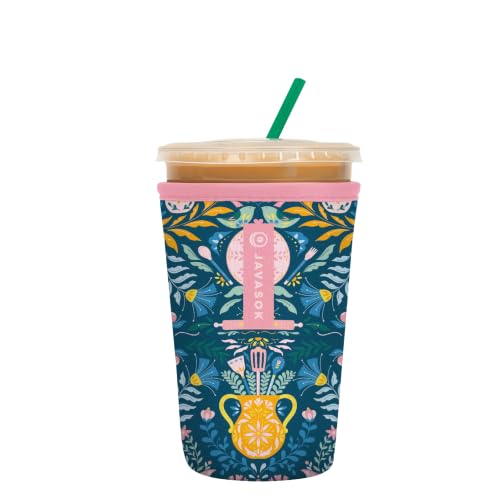 JavaSok Iced Coffee & Cold Soda Insulated Neoprene Cup Sleeve