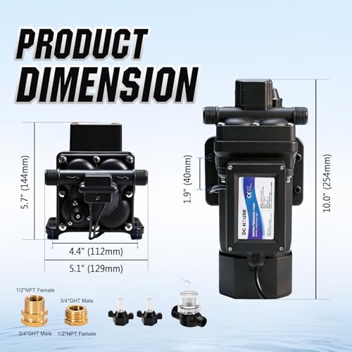 110V Brushless Water Booster Transfer Pump