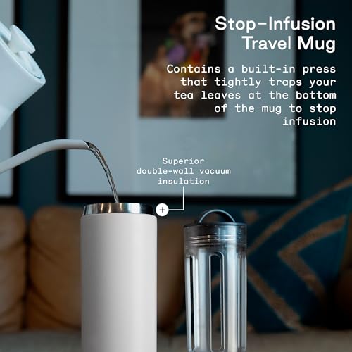Travel Tea Infuser Mug with Strainer