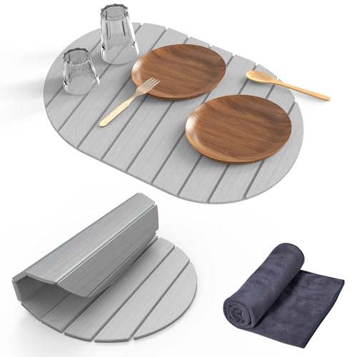 Stone Dish Drying Mat for Kitchen Counter