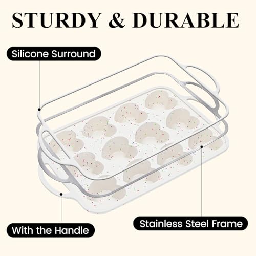 Heart Shaped Muffin Pan (2 Count)