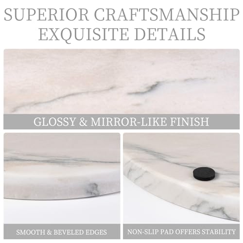 Brazilian Natural Quartzite Round Cutting Board for Kitchen