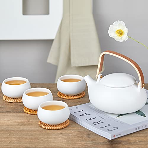 Japanese Tea Set with 4 Cups