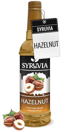 Coffee Syrup Hazelnut Flavored Syrup for Drinks (25.4 Fl Oz)