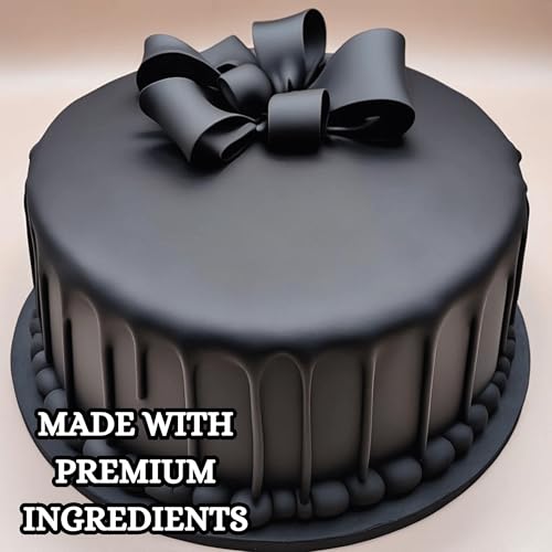 Black Fondant for Cake Decorating