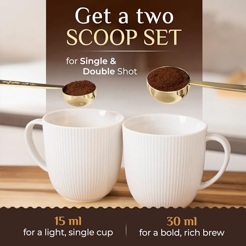 Premium Coffee Scoop Set (2 Count)