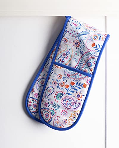 Double Oven Mitts 100% Cotton Double Oven Glove
