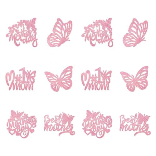12Pcs Butterfly Cupcake Toppers