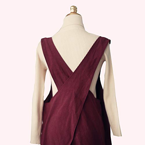 Soft Cotton Linen Apron Solid Color Halter Cross Bandage Aprons Japan Japanese Style X Shape Kitchen Cooking Clothes Gift for Women Chef Housewarming